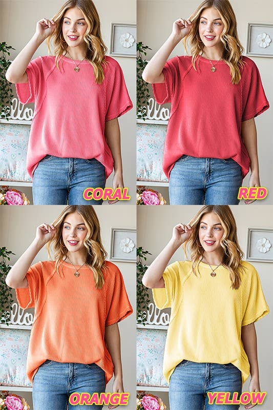 ET7518-10 SOLID URBAN RIBBED TOP