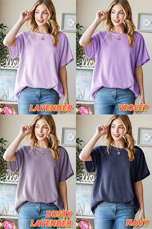 ET7518-10 SOLID URBAN RIBBED TOP