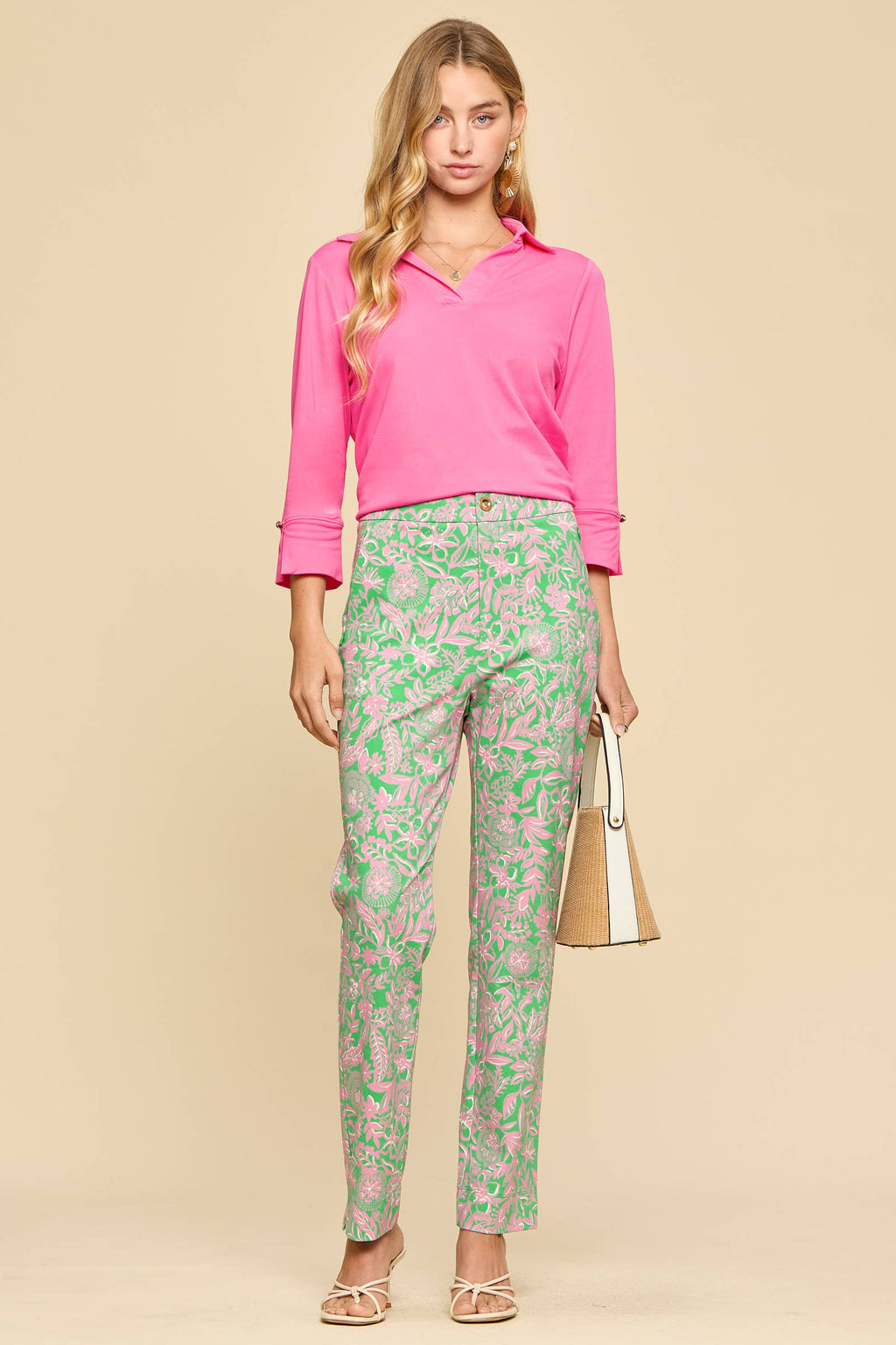 Lightweight Sun-Cool 3/4 Sleeve Blouse
