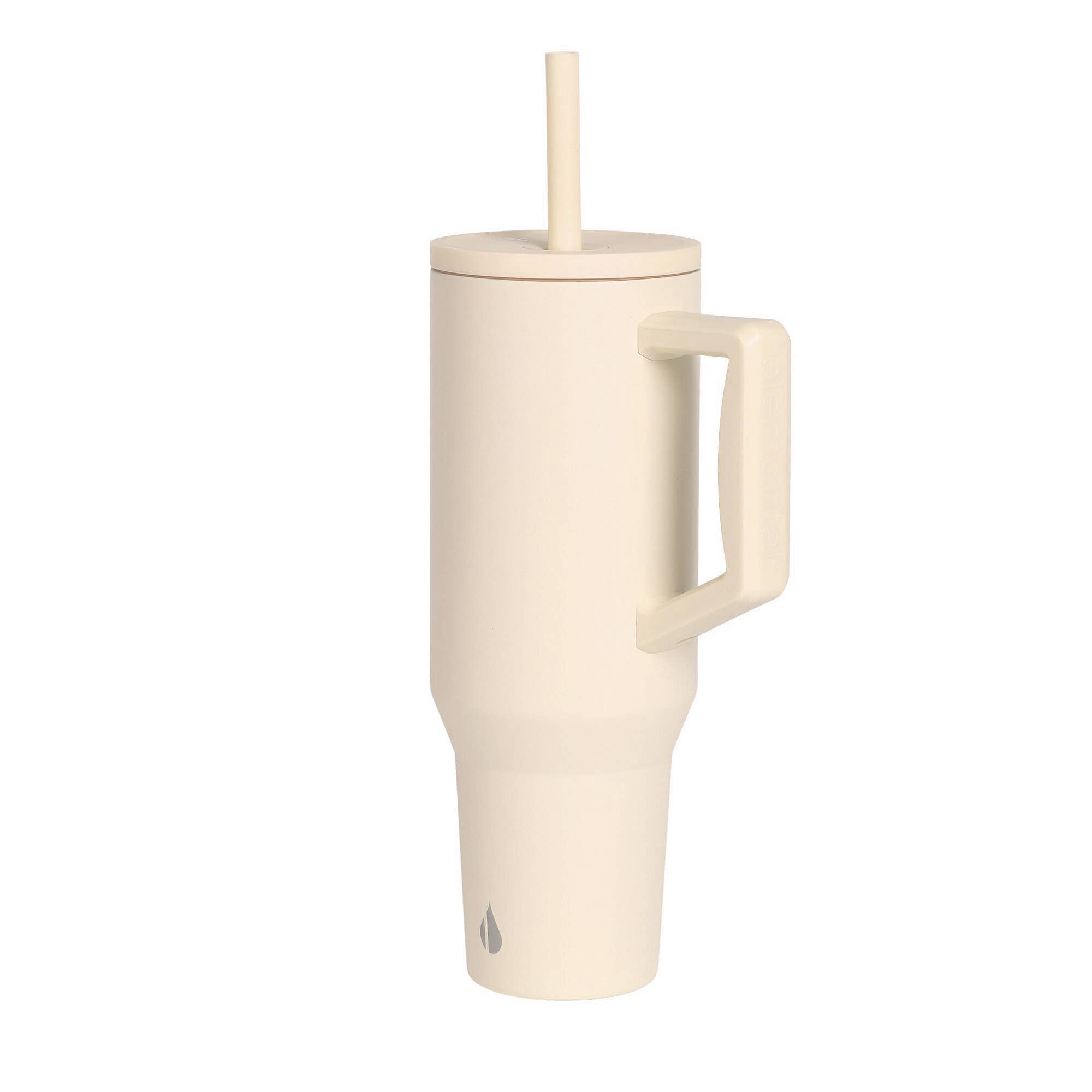 Leakproof Straw Tumbler for Boba 40oz Beige