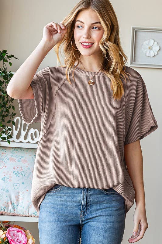 ET7518-10 SOLID URBAN RIBBED TOP
