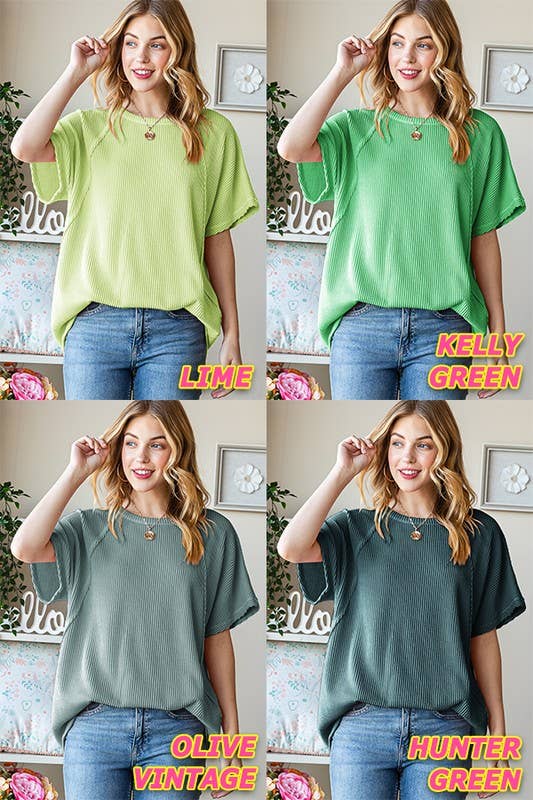 ET7518-10 SOLID URBAN RIBBED TOP