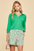 Lightweight Sun-Cool 3/4 Sleeve Blouse