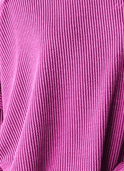 ET6800-16 PUFF SLEEVE SOLID URBAN RIBBED TOP WITH SHIRRING