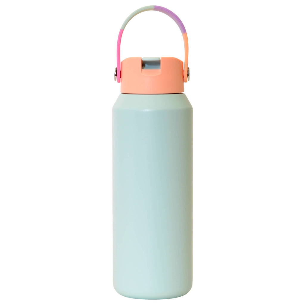 Leakproof Handle Water Bottle 40oz Mint Sorbet