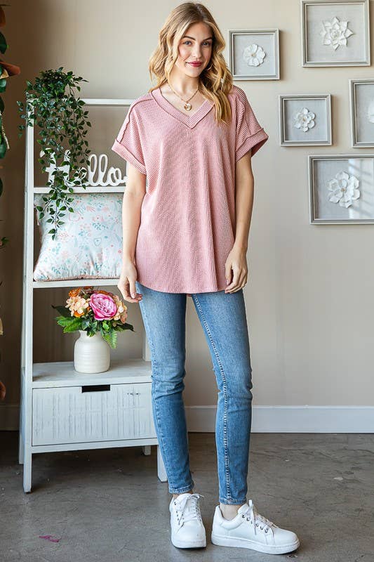 ET7484-10 SOLID URBAN RIBBED TOP