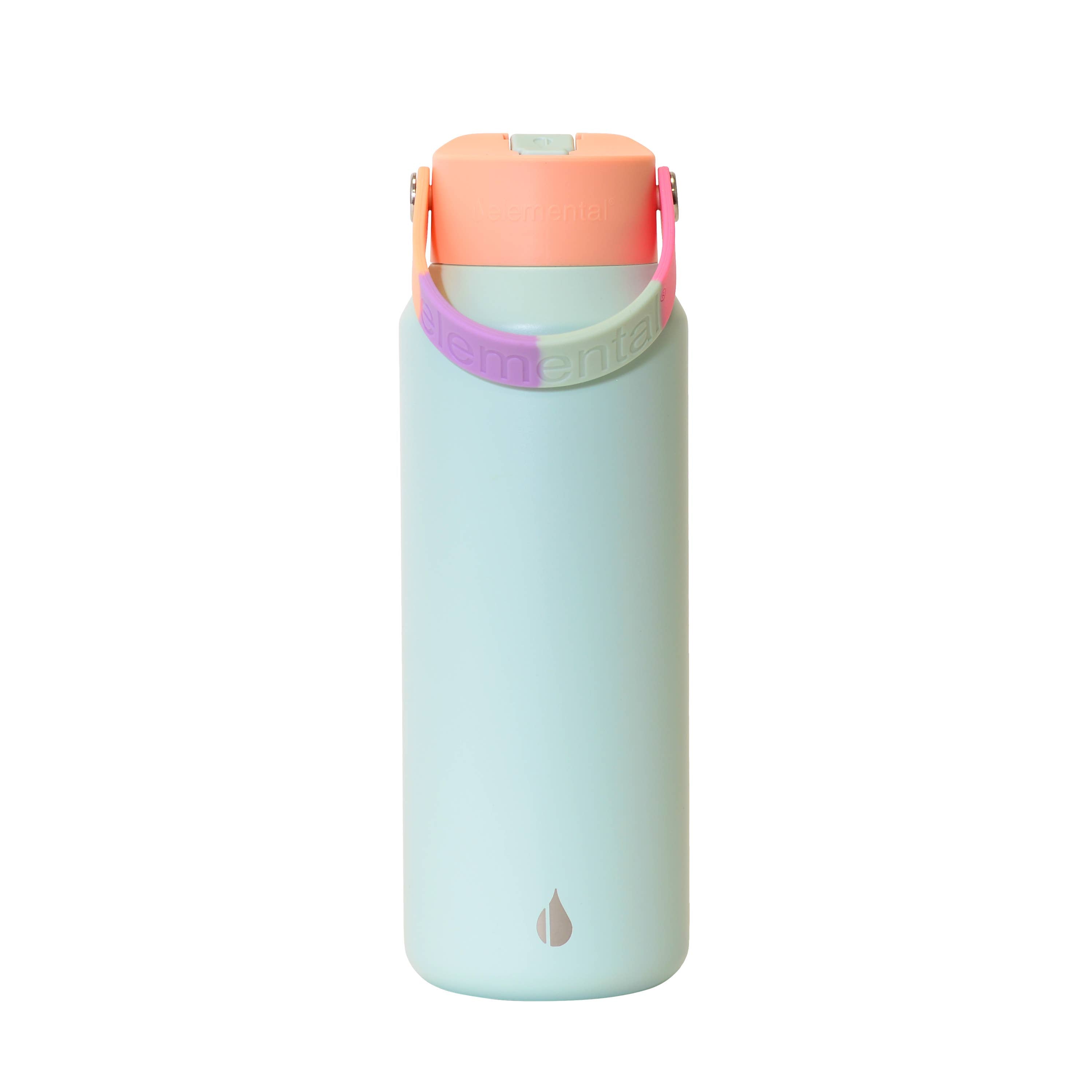 Leakproof Handle Water Bottle 40oz Mint Sorbet