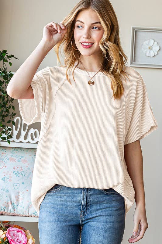 ET7518-10 SOLID URBAN RIBBED TOP