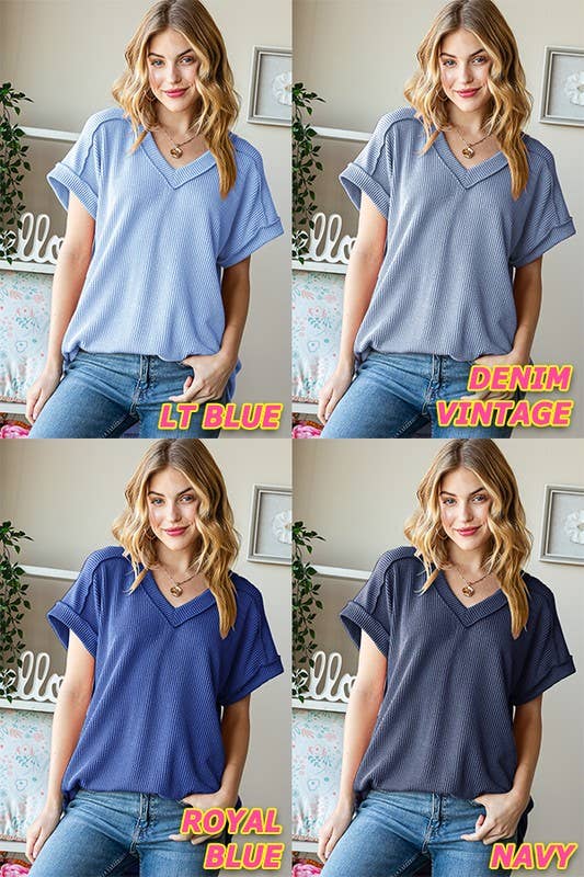 ET7484-10 SOLID URBAN RIBBED TOP