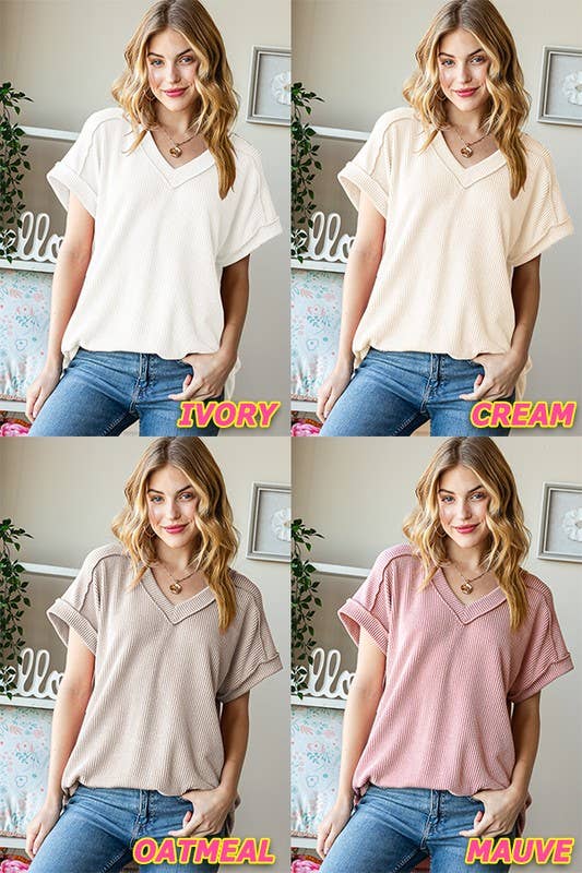ET7484-10 SOLID URBAN RIBBED TOP