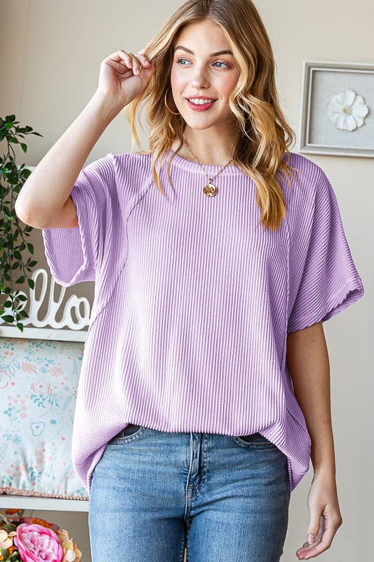 ET7518-10 SOLID URBAN RIBBED TOP