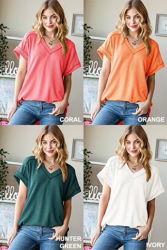 ET7484-10 SOLID URBAN RIBBED TOP