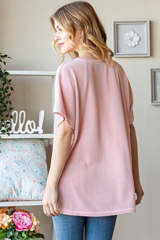 ET7518-10 SOLID URBAN RIBBED TOP