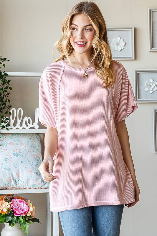 ET7518-10 SOLID URBAN RIBBED TOP