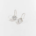 Cubic Zirconia Diamond Drop Earrings