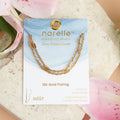 Narelle Waterproof Gold Plated Dainty Bar Anklet