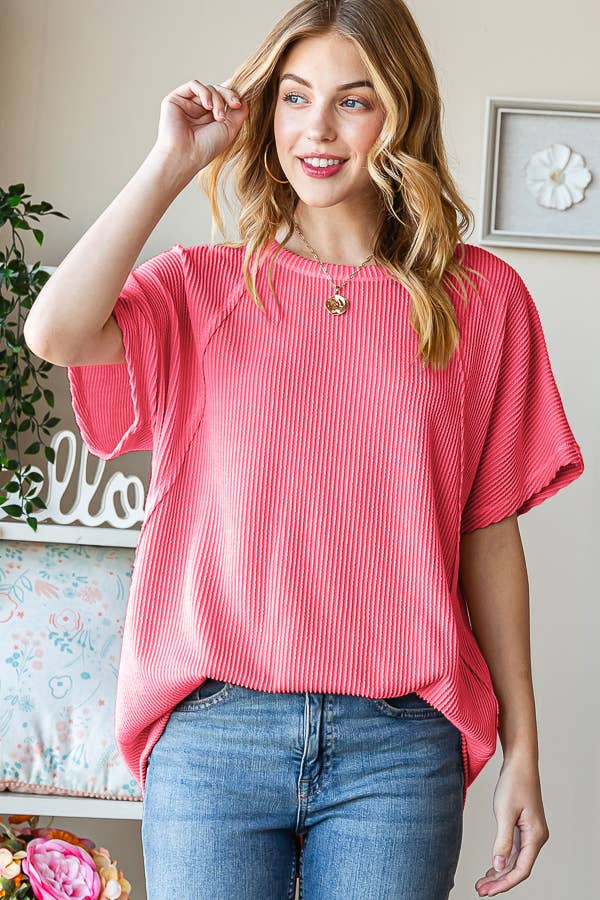 ET7518-10 SOLID URBAN RIBBED TOP