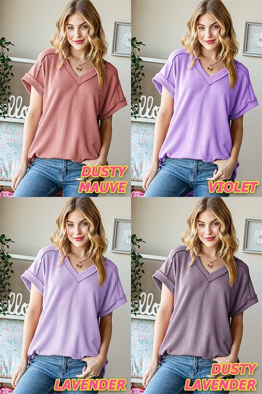 ET7484-10 SOLID URBAN RIBBED TOP